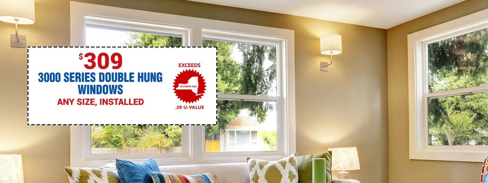 3000 Series Double Hung Windows